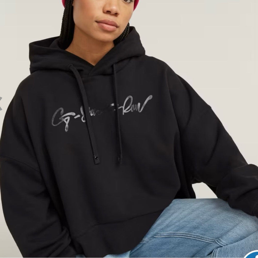 G-Script Oversized Hooded Sweater - Picture 5 of 10